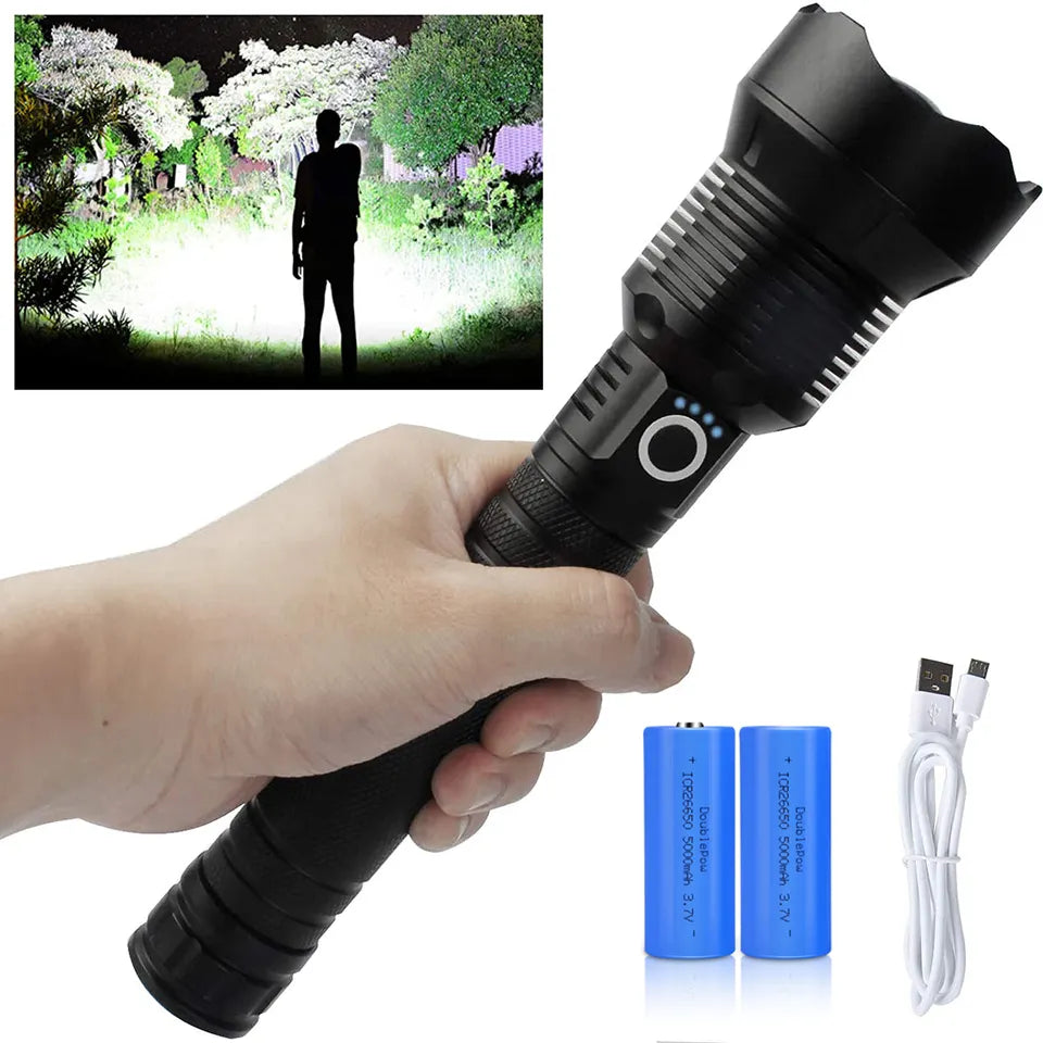 High-Lumen Rechargeable Torch