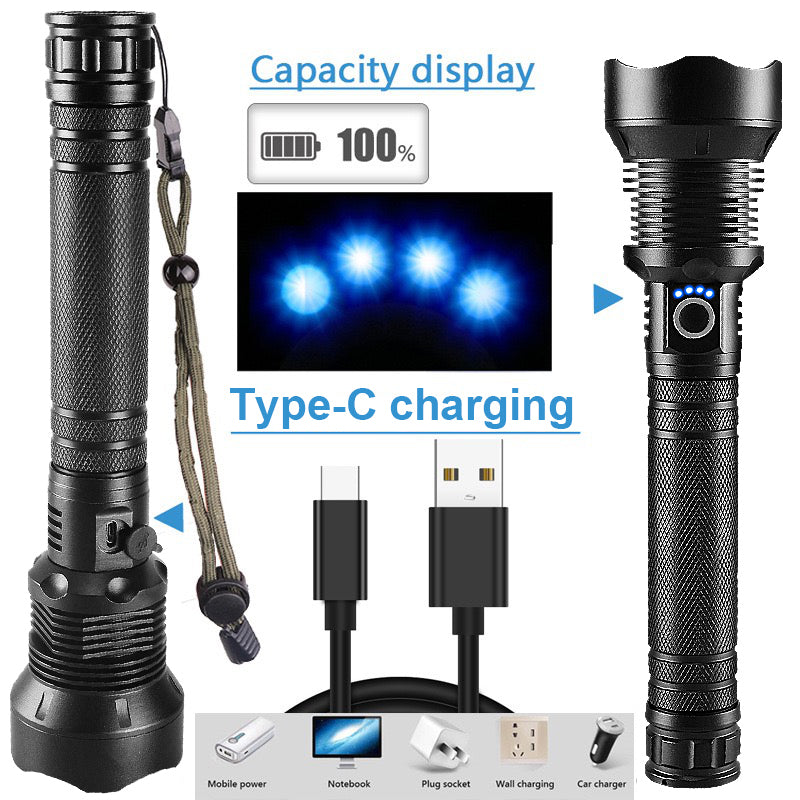 High-Lumen Rechargeable Torch