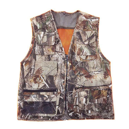 Versatile Camo Hunting Vest with Optional Heating