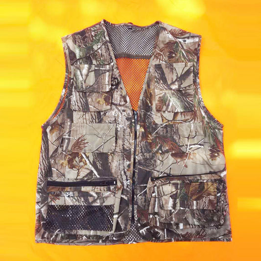 Versatile Camo Hunting Vest with Optional Heating