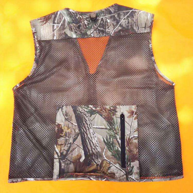 Versatile Camo Hunting Vest with Optional Heating