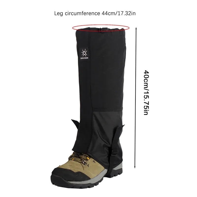 Shield Winter's Chill: Waterproof Hiking Leg Shields