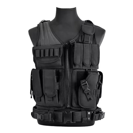 Elite Tactical Training Vest with Holster