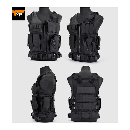 Adaptable Outdoor Tactical Vest with Modular Design