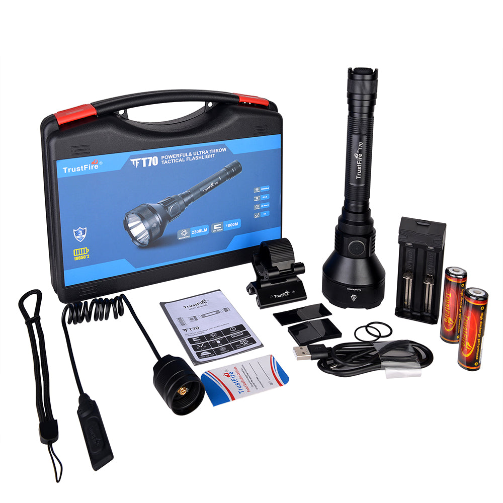 Long Range LED Torch - 1000m Beam