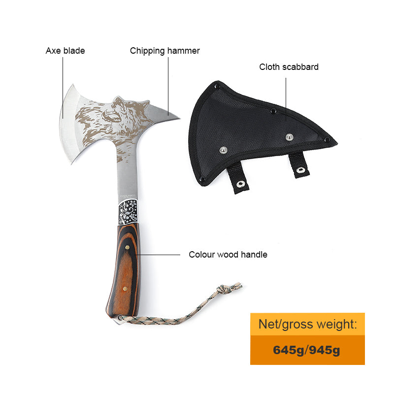 Wilderness Forged Axe: Handcrafted Survival Tool