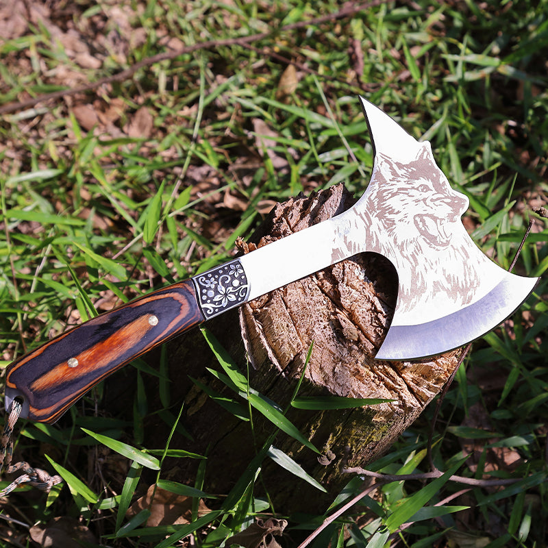 Wilderness Forged Axe: Handcrafted Survival Tool
