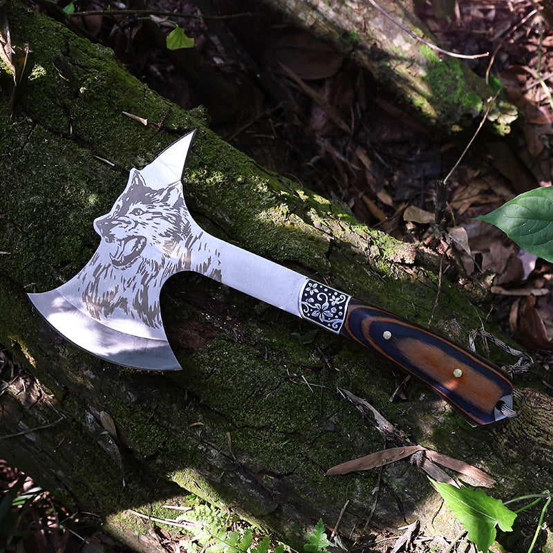 Wilderness Forged Axe: Handcrafted Survival Tool