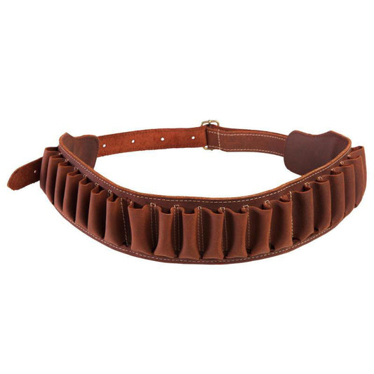 Customizable Handcrafted High Quality Genuine Cow Leather Hunting Cartridge Belt for Ammo Hunting Accessories for Hunters