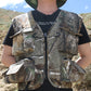 Shero Men's Heated Waterproof Camouflage Fishing & Hunting Vest - Blaze Orange