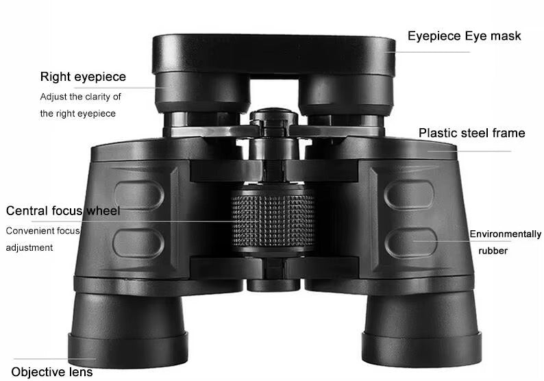 20x50 HD Binoculars with Night Vision