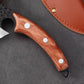 Premium Fixed-Blade Knife with Leather Sheath