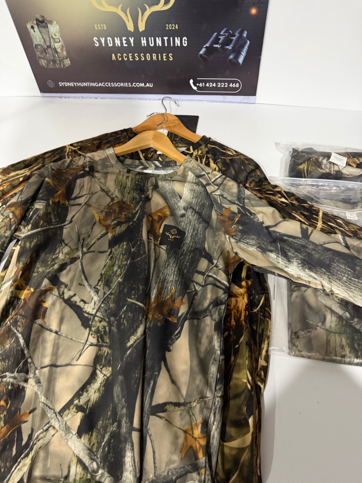 Camo Hunting Performance Shirt – Lightweight & Breathable (Unisex