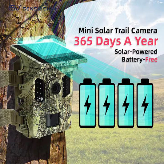 🔥 Solar WiFi Trail Camera – 48MP | 4K | No Glow Night Visi