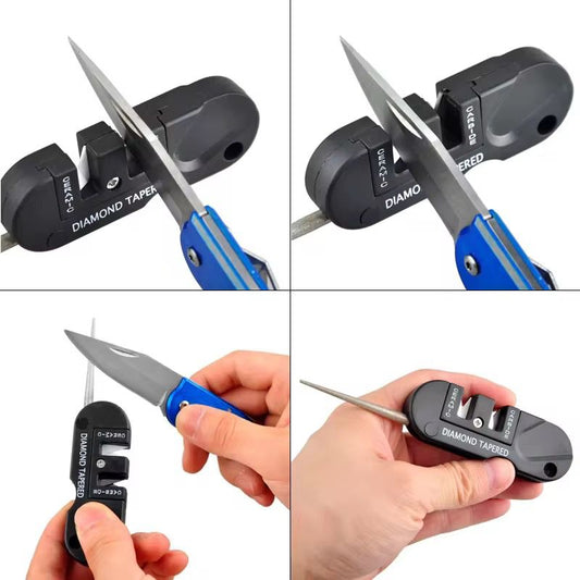 🎯 3-in-1 Diamond Hook & Knife Sharpener
