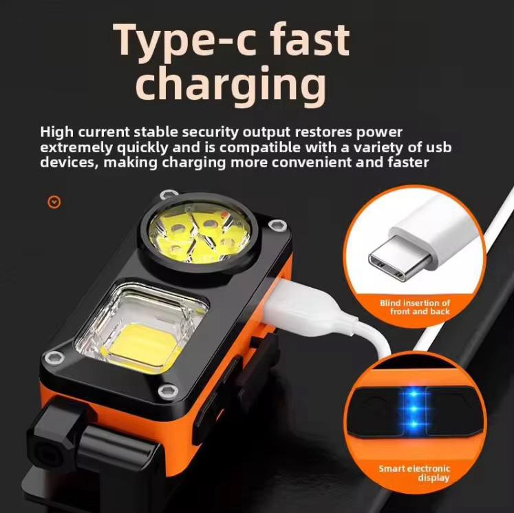🔦 Rechargeable LED Headlamp – Motion Sensor Tactical Headlight